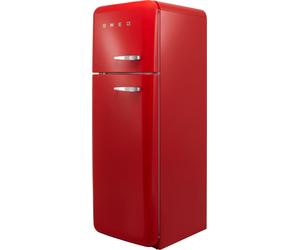 Smeg 50s Style Retro Left Hand Hinge FAB30LRD5UK 172cm 80/20 Fridge Freezer - Red Red
