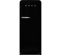 Smeg 50s Style Retro Right Hand Hinge FAB28RDBLM5 153cm High Small Fridge - Matte Black - D Rated