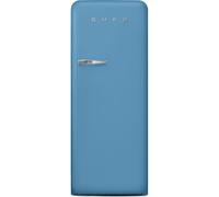 Smeg 50s Style Retro Right Hand Hinge FAB28RDLB5 153cm Small Fridge - Matte Azzuro - D Rated, Blue