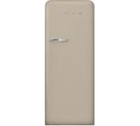 Smeg 50s Style Retro Right Hand Hinge FAB28RDPP5 153cm Small Fridge - Matte Perfectly Pale - D Rated, Cream