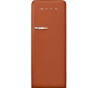 Smeg 50s Style Retro Right Hand Hinge FAB28RDRU5 153cm High Small Fridge - Matte Rust - D Rated