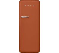Smeg 50s Style Retro Right Hand Hinge FAB28RDRU6 153cm Small Fridge with Ice Box - Rust