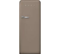 Smeg 50s Style Retro Right Hand Hinge FAB28RDTP5 153cm Small Fridge - Taupe - D Rated