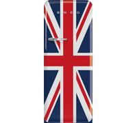Smeg 50s Style Retro Right Hand Hinge FAB28RDUJ6 153cm Small Fridge with Ice Box - Union Jack - C Rated, Union Jack