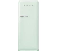 Smeg 50s Style Retro Right Hand Hinge FAB28RPG6 153cm Small Fridge with Ice Box - Pastel Green - C Rated, Green