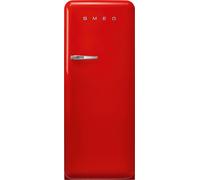 Smeg 50s Style Retro Right Hand Hinge FAB28RRD6UK 153cm Small Fridge with Ice Box - Red - C Rated, Red