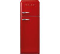 Smeg 294 Litre Fifties Style Right Hand Hinge 70/30 Fridge Freezer - Red
