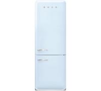 Smeg 50s Style Retro Right Hand Hinge FAB38RPB6 205cm Frost Free Fridge Freezer - Pastel Blue - D Rated, Blue