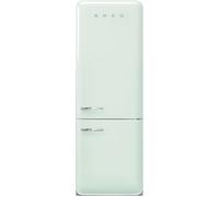Smeg 50s Style Retro Right Hand Hinge FAB38RPG6 205cm High Frost Free Fridge Freezer - Pastel Green - D Rated