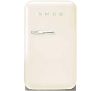 Smeg 50s Style Right Hand Hinged Minibar FAB5RCR6 72cm High Mini Fridge - Cream - C Rated, Cream