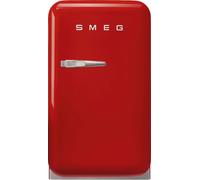 Smeg 50s Style Right Hand Hinged Minibar FAB5RRD6 72cm High Mini Fridge - Red - C Rated, Red