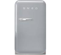 Smeg 50s Style Right Hand Hinged Minibar FAB5RSV6 72cm Fridge - Silver - C Rated, Silver