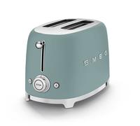 Smeg 50s Style TSF01EGMUK Matt Emerald Green 2-Slice Toaster