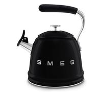 Smeg 50s Style WKF01BL Black Whistling Kettle