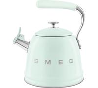 Smeg 50's Style WKF01PG Whistling Hob Kettle - Pastel Green, Green