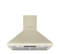 Smeg 60cm Chimney Cooker Hood - Cream KSED65PE