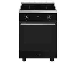 Smeg 60cm Freestanding Pyrolytic Induction Cooker C6IPBLT2 Black