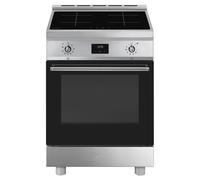 Smeg 60cm Freestanding Pyrolytic Induction Cooker C6IPXT2 Stainless Steel