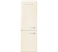 Smeg 60cm Retro Frost Free Fridge Freezer Left Hand Hinge FAB32LCR6UK Cream