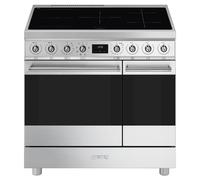 SMEG C92IMX2 90 cm Electric Induction Range Cooker - Stainless Steel