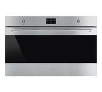 Smeg 90cm Classic Pyrolytic Multifunction Single Oven SFP9302TX Stainless Steel
