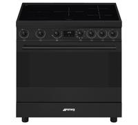 Smeg 90cm Classic Single Cavity Induction Range Cooker C9IMN2 Matte Black