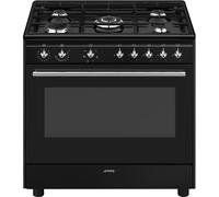 Smeg Concert CX91GMBL cooker Range cooker Electric Gas Black