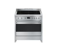 Smeg A1PYID-9 cooker Freestanding cooker Electric Zone induction hob Stainless steel