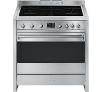 Smeg A1PYID-9 cooker Freestanding cooker Electric Zone induction hob Stainless steel