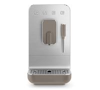 Smeg BCC02TPMUK Bean to Cup Coffee Machine, Retro 50's Style, Steam Wand, Matte Taupe