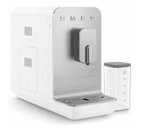 Smeg Matte BCC13 Bean to Cup Coffee Machine with Automatic Milk Frother - Matte White