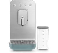 Smeg BCC13EGMUK Bean-to-Cup Coffee Machine with Integrated Milk System, 1.4L, 1350W - Matte Emerald Green