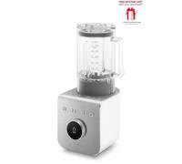 Smeg BLC02 Matte 50's Style High Performance Blender - Free Gift RRP £30! - Matte White