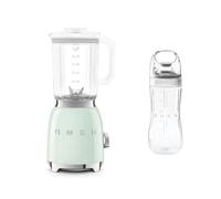 Smeg BLF03 Blender + BGF03 Bottle To Go Bundle - Pastel Green
