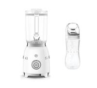 Smeg BLF03 Blender + BGF03 Bottle To Go Bundle - White