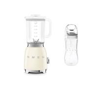 Smeg BLF03 Blender & Bottle To Go Set in Cream