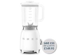 Smeg BLF03 Retro 50'S Style Aesthetic Blender in White Smeg White