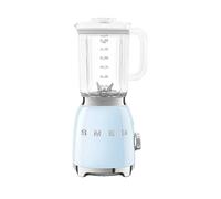 Smeg BLF03PBUK Retro 50's Style Jug Blender with Stainless Steel Blades, 4 Speed Settings and 3 Pre-set Programs, 1.5 Litre, 800W, Pastel Blue