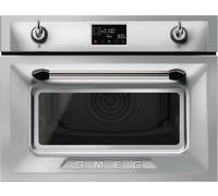 Smeg Built-In Combination Microwave Oven, Stainless Steel, A+ Rated - SO4902M1X