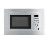 Smeg Built-In Microwave & Grill 17L, 700W Micro, 1000W Quartz Grill, 8 Presets