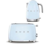 Smeg Bundle Set TSF01 2-Slice Toaster & KLF04 1.7L Variable Temperature Controlled Kettle - Pastel Blue