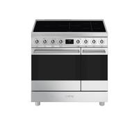 Smeg C92IMX2 90cm Symphony Classic Electric Range Cooker - Stainless Steel