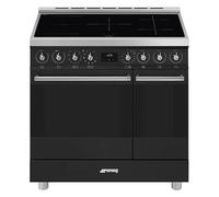 Smeg 90cm Classic Pyrolytic Induction Range Cooker C92IPMB2 Matte Black