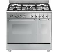 Smeg CC92MX9 St/Steel 90Cm Dual Fuel Range Cooker