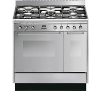 Smeg CC92MX9 St/Steel 90Cm Dual Fuel Range Cooker