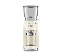 Smeg CGF01CREU Electric Coffee Grinder with a Power of 150 W CGF01CREU-cream, Plastic, Cream
