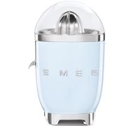 Smeg Retro 50's Style Citrus Juicer with Stainless Steel Reamer and Strainer, Anti-Drip Spout, 70W, Pastel Blue, CJF11PBUK