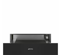 Smeg Classic CPR315N 14cm High Matt Black Warming Drawer