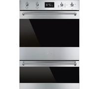 Smeg DOSP6390X Classic Stainless Steel Pyrolytic Double Multifunction Oven