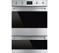 Smeg Classic DOSP6390X Stainless Steel Built-In Pyrolytic Double Oven